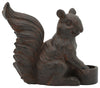 Sagebrook Home 16557-01 Resin, 6" Squirrel Votive Holder, Brown