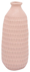 Sagebrook Home 13922-13 12" Dimpled Vase, Blush