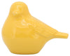 Sagebrook Home 14019-04 Ceramic, 8" Bird Figurine, Yellow