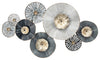 Sagebrook Home 16132 Metal 35" 2-Dimensional Lily Pads, Gray
