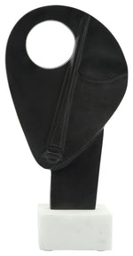 Sagebrook Home 16256-01 Metal 14" Face Silhouette, Black