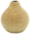 Sagebrook Home 12068-01 Ec, Gold Spiked Ceramic Vase 10"