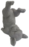 Sagebrook Home 16869-02 Resin, 14" Yoga Dog, Gray