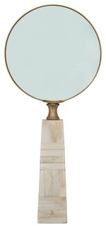 Sagebrook Home 15674-01 4" Magnifying Glass, Ivory
