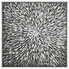 Sagebrook Home 70174 40x40" Abstract Hand Painted Canvas, Gray/Multi