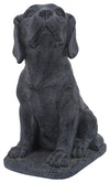 Sagebrook Home 16746-03 Resin, 16" Puppy Looking Up, Gray