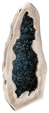 Sagebrook Home 15620-01 17" Metal Rock Sculpture, Navy