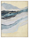 Sagebrook Home 70099 32"x24" Hand Painted Canvas With High Foam And Foil