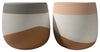 Sagebrook Home 80150 Set of 2 7" Terracotta Citronella Candle, Multicolor 26oz