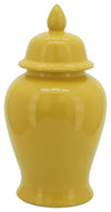 Sagebrook Home 15735-03 18" Temple Jar, Yellow