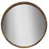 Sagebrook Home 15645-02 39" Round Mirror, Brown