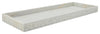 Sagebrook Home 15480 Marble 24"x9" Tray, White