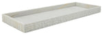 Sagebrook Home 15480 Marble 24"x9" Tray, White