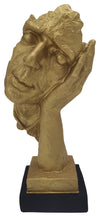 Sagebrook Home 16821-02 Resin, 13" Sleepy Head, Gold