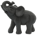 Sagebrook Home 16285-02 Resin 7" Elephant Table Accent, Black