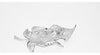 Sagebrook Home 16350-01 Metal, 13" Maple Leaf Tray, Silver