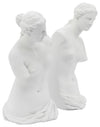 Sagebrook Home 16344 Resin, Set of 2 11" Greek Godess, White
