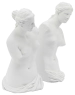 Sagebrook Home 16344 Resin, Set of 2 11" Greek Godess, White