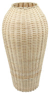 Sagebrook Home 16366-03 Wicker, 21" Decorative Vase, Natural