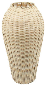 Sagebrook Home 16366-03 Wicker, 21" Decorative Vase, Natural