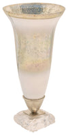 Sagebrook Home 15618-01 15" Glass Vase With Acrylic Base, Silver