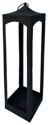 Sagebrook Home 15625-02 39" Metal Floor Lantern, Black