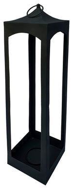 Sagebrook Home 15625-02 39" Metal Floor Lantern, Black