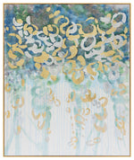 Sagebrook Home 70071 61x51", Swirls Oil Painting, Multicolor