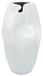 Sagebrook Home 16386-04 Ceramic 14" Abstract Vase, White