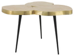 Sagebrook Home 16739-01 Metal, Stump Design Accent Table, Gold