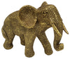 Sagebrook Home 16842-02 Resin, 8" Elephant Deco, Gold