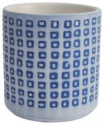Sagebrook Home 15428-11 Ceramic 4" Dotted Pen Holder, Blue