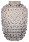 Sagebrook Home 16690-02 Glass, 8" Bubbled Vase, Brown