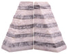 Sagebrook Home 15977-05 Set of 2, Marble 7" Pyramid Bookends, White/Gray