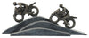Sagebrook Home 16154 Resin, 15" Motorbike Race, Bronze