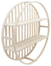 Sagebrook Home 16264-02 Wood 26"x6" Wall Shelf, White Wash