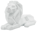 Sagebrook Home 16290-01 Resin 13" Laying Lion, White