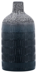 Sagebrook Home 16756-02 Ceramic 11" 2-Tone Tribal Vase, Gray/Blue