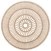 Sagebrook Home 16203 Wicker, 36", Round Wall Accent, Natural