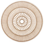 Sagebrook Home 16203 Wicker, 36", Round Wall Accent, Natural