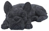 Sagebrook Home 16745-01 Resin, 17" Laying Bulldog, Gray