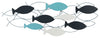 Sagebrook Home 16611 Metal, 40" Fish Wall Deco, Blue