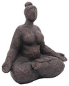 Sagebrook Home 16744-01 Resin, 14" Sucasana Female Yoga, Bronze