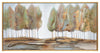 Sagebrook Home 70049 32"x62", Trees Oil Painting, Multicolor