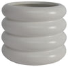 Sagebrook Home 16775-02 Ceramic, 7" Bidendum Planter, White