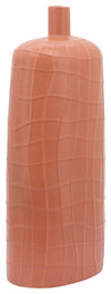 Sagebrook Home 15845-09 Ceramic 18" Textured Vase, Terracotta