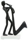 Sagebrook Home 16259-01 Metal 12" Saxophonist, Black