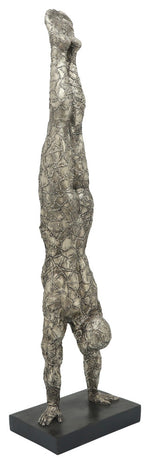 Sagebrook Home 16547-03 Resin, 37" Gymnast, Gunmetal