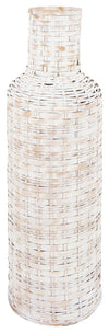 Sagebrook Home 16652-01 30" Woven Vase, White