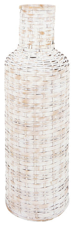 Sagebrook Home 16652-01 30" Woven Vase, White
